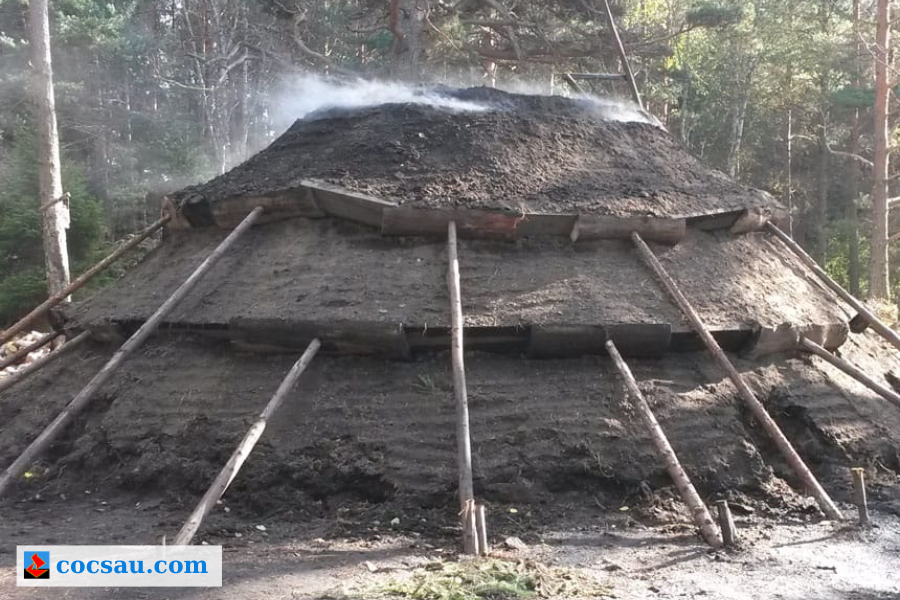 lò đốt than thủ công